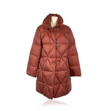Autentico piumino imbottito invernale nylon rosso bordeaux Fay taglia XXXL