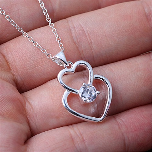 Collana ciondolo zircone