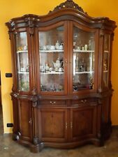 mobile per soggiorno usato legno noce ottime condizioni 235 x 200 x 50