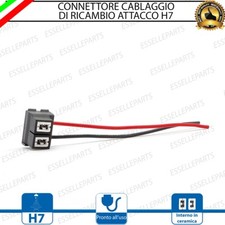 CONNETTORE CABLAGGIO RICAMBIO H7 12V SPINOTTO SPINA PER LANCIA MUSA