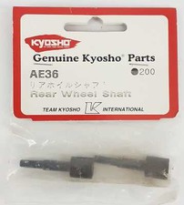 fuselli posteriori Pure ten Alpha  Kyosho AE36  Rear Wheel Shaft