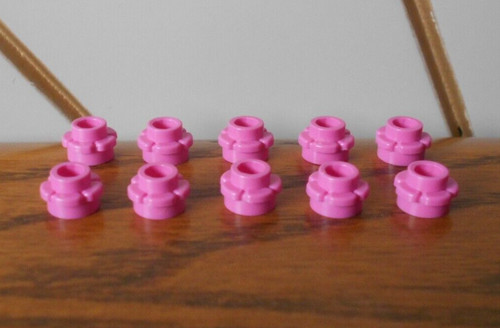 Pink scuro 1x1 piastra rotonda - scuro,