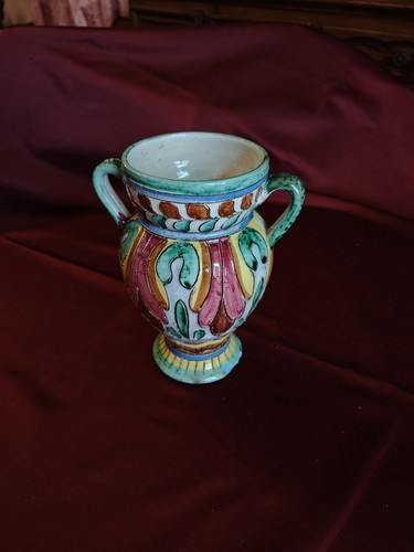 Vaso ceramica dipinto - in,