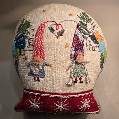 Cuscino globo neve gnomo a - di,