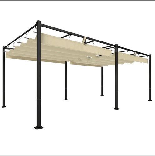 Outsunny pergola retrattile - outsunny,