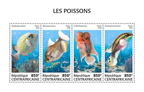 Francobolli pesci boxfish - francobolli,