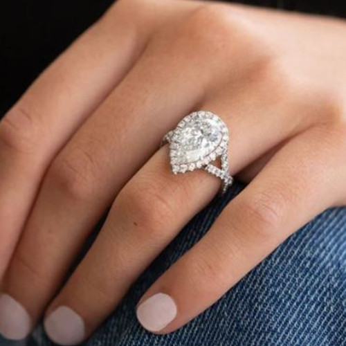 Anello oro bianco - anello, 14