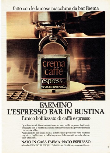 Faema faemino crema caffe bar - faema,