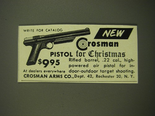 Pubblicità pistola crosman - pubblicità,
