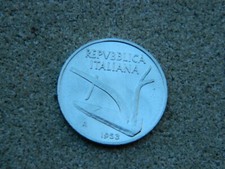 1953 ITALIA DIECI LIRE *DATA