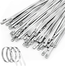 100 Fascette Metalliche in