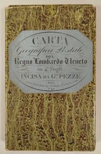 Carta geografica postale del