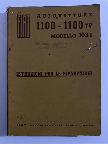 Manuale officina italiano fiat - manuale,
