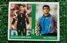 FIGURINA DS WORLD CUP FRANCE 98 IRAN n°276 ABED ZADEH NAKISSA CALCIO 1998 ⚽️