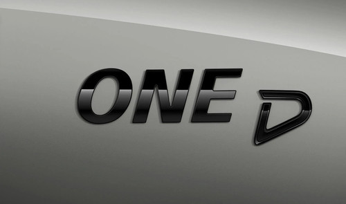 Mini originale one lettering - d,