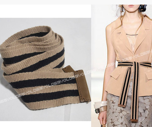 Cintura marni righe bicolore - marni, a
