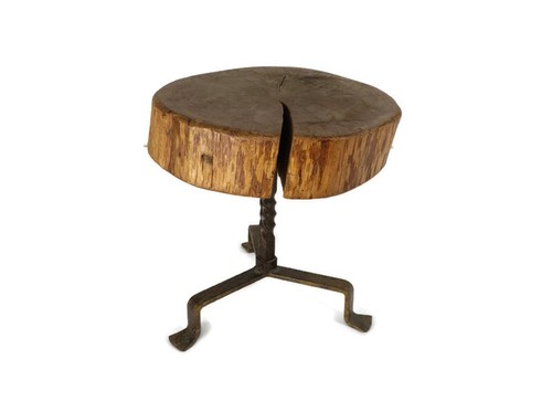 Sgabello mungitura legno - da,