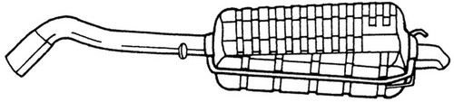150 silenziatore posteriore - 150, cv