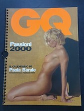 Calendario GQ Paola Barale 2000