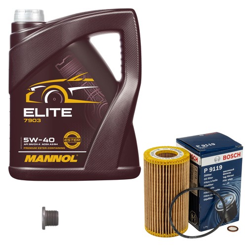 Bosch filtro olio motore - filtro, 5l