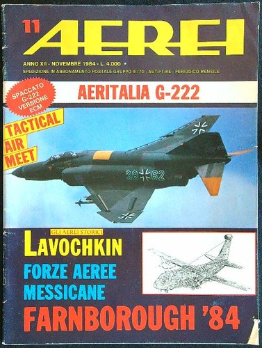 Aerei novembre 1984 vv - aerei, aa.vv