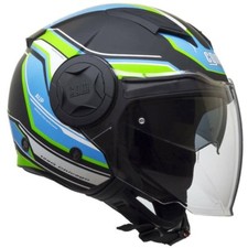 Casco Jet Moto Scooter Cachi