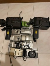 Set Fotocamere Vintage Non Funzionanti Canon Nikon  Olympus Codak 11 Pezzi