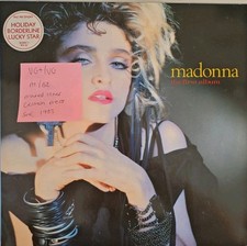 Madonna The First Album Vinyl Recorr VG+/VG WX22 1983