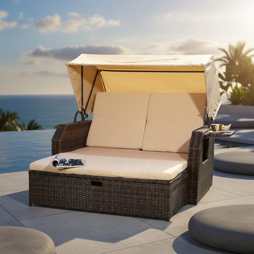 Letto sdraio polyrattan - a,