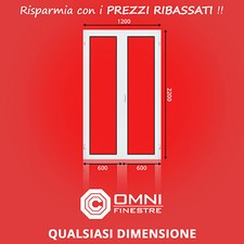 Porta Finestra in PVC Bianco