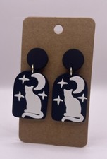 Orecchini fatti a mano gatto e