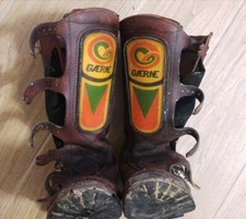 Rare 80's GAERNE mx boots vintage leather motocross enduro 43 No De Coster Sidi