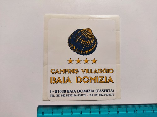 Adesivo camping baia domizia - camping,