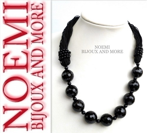 Collana donna onice nero - donna,