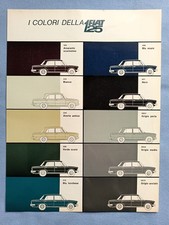 I COLORI DELLA FIAT 125