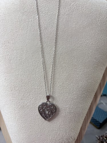 Collana cuore swarovski - collana, 16