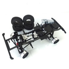 TOUCANRC Rock Crawler 1/10 Ruota Pneumatici Telaio in Metallo per Auto radiocomandate D90