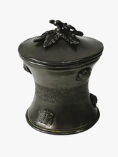 Antico barattolo in peltro 95%