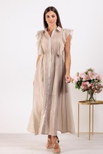 Abito Volant Donna Lungo