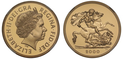 Elisabetta 2000 oro pf70 - elisabetta,