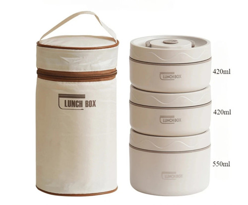 Set contenitore porta pranzo - contenitore,