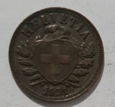 2 RAPPEN 1931 B HELVETIA