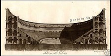 Stampa originale 1800 colosseo - stampa,