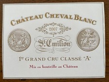 Étiquette Château Cheval