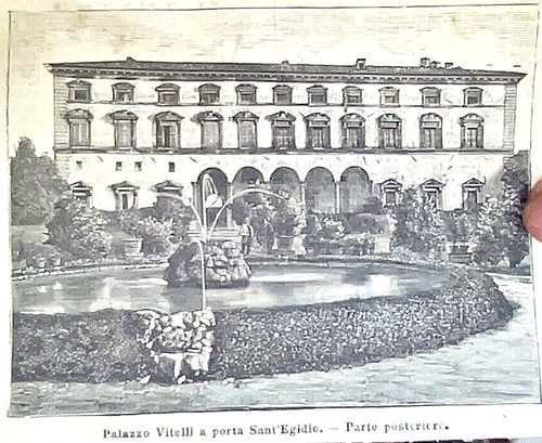 Stampa 1892 città castello - città, di