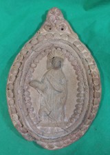Antica icona bassorilievo in