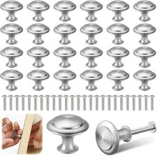 25 Pezzi Pomolo in Acciaio