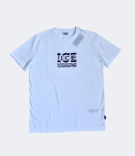 Shirt uomo iceberg bianca - t-shirt,