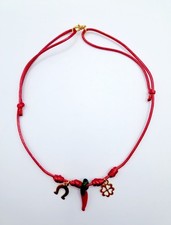 Collana choker cordino cerato