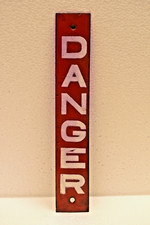 Smalto Danger Piastra Industriale Soprammobile Vintage Porcellana Placca Warning